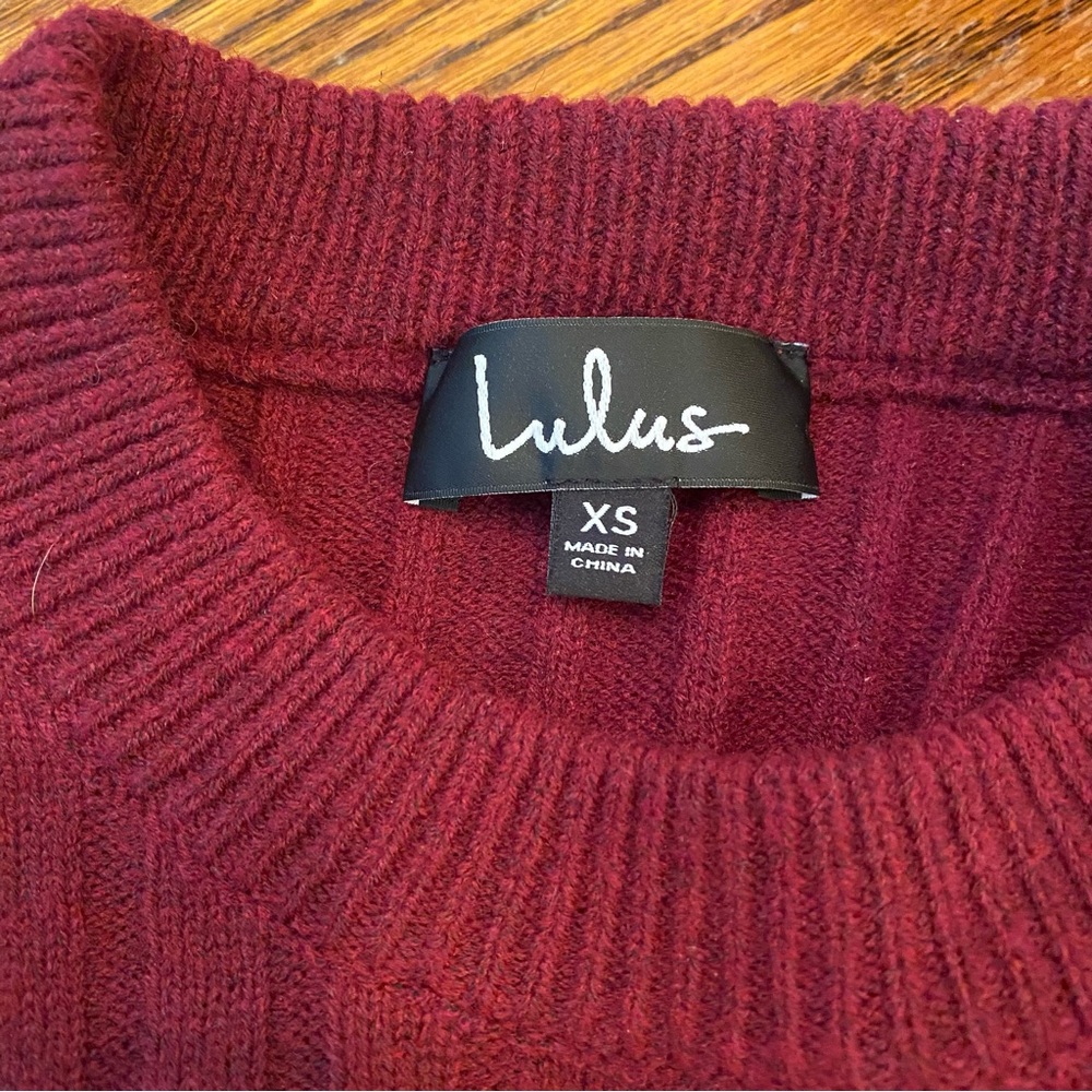 Lulus Ribbed Knit Sweater - Picture 6 of 6